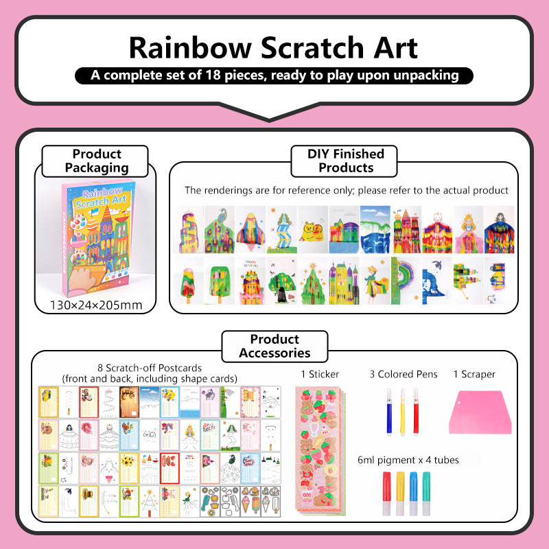 🖼️DIY Rainbow Scratch-tastic Adventure🚀