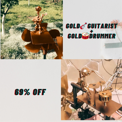 🔥Final 2 Hour 60% OFF🔥 Handmade Metal Rock Band Windmill🎁
