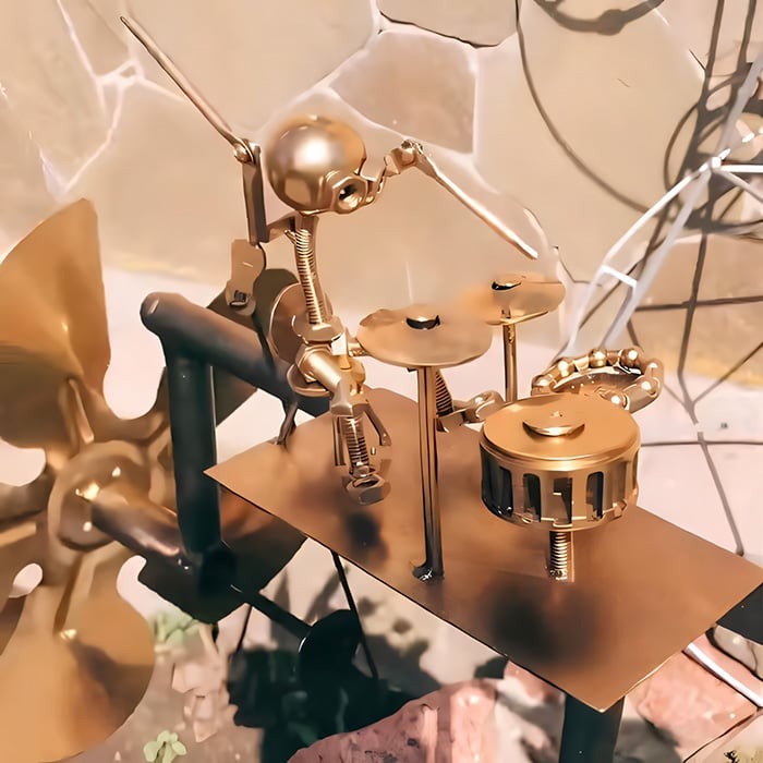 🔥Final 2 Hour 60% OFF🔥 Handmade Metal Rock Band Windmill🎁