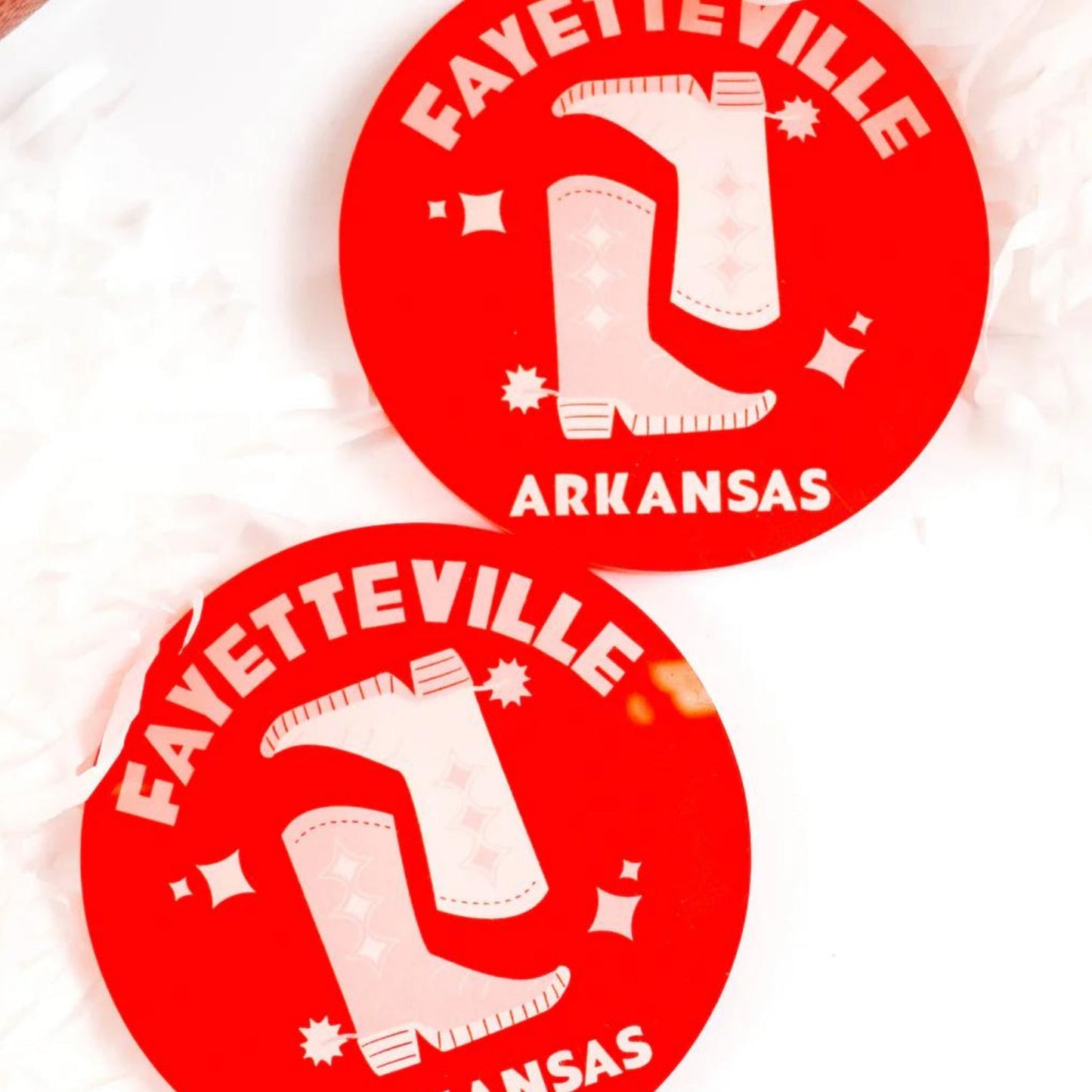 Arkansas Kickoff College Town Acrylic Drink Coasters