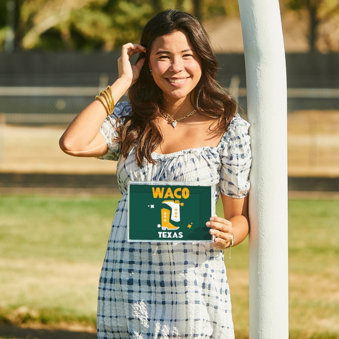 Baylor Kickoff College Town Small Acrylic Tray