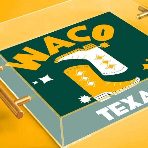 Baylor Kickoff College Town Large Acrylic Tray
