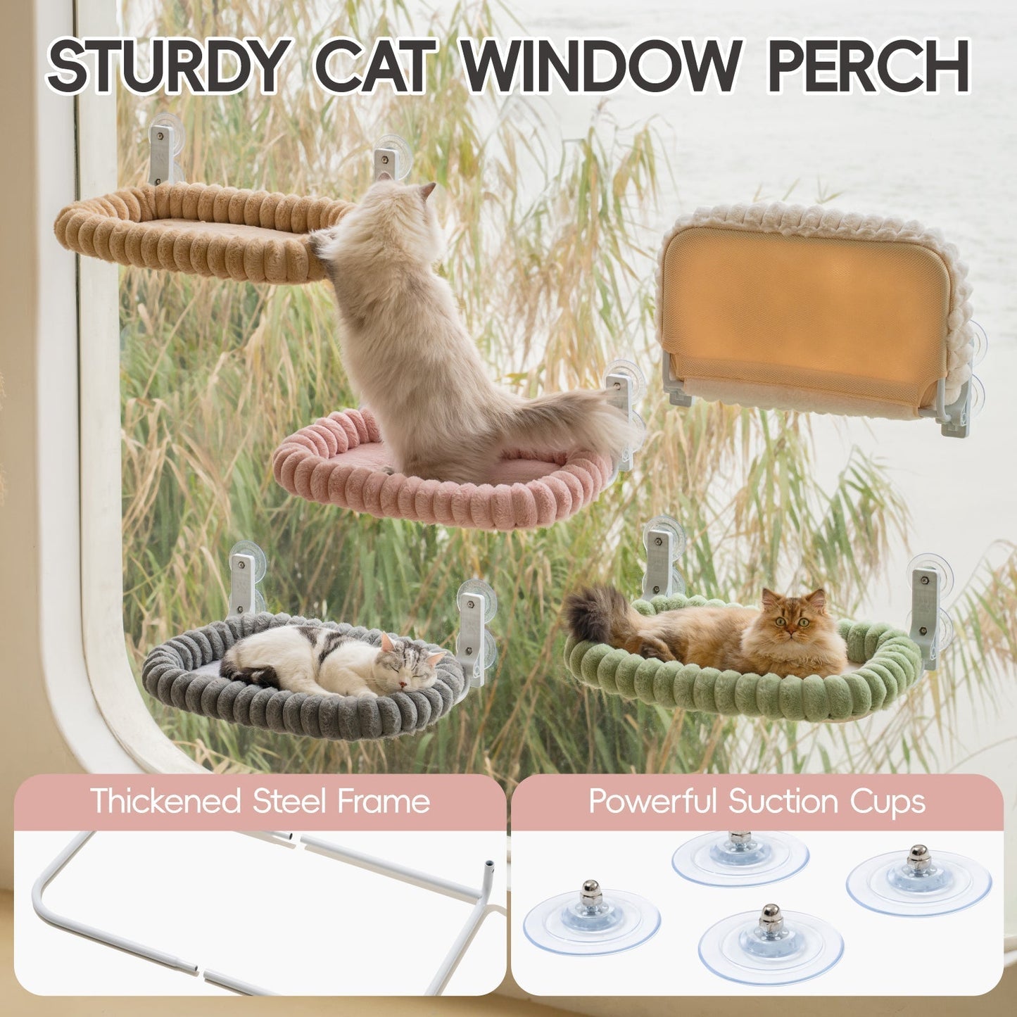 Aspen Foldable Cat Window Perch Pro