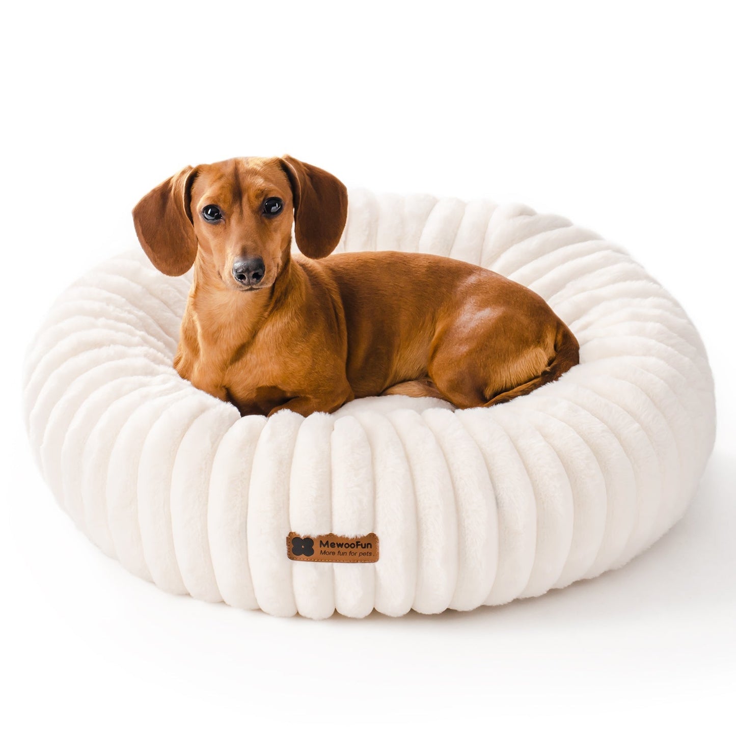 Aspen Fleece Cat & Dog Donut Bed
