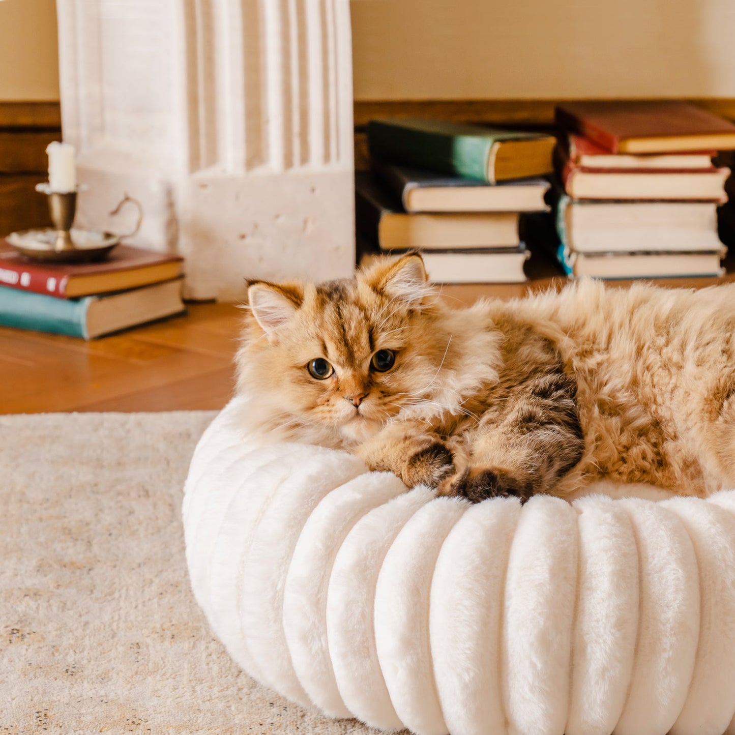 Aspen Fleece Cat & Dog Donut Bed