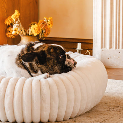 Aspen Fleece Cat & Dog Donut Bed