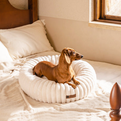 Aspen Fleece Cat & Dog Donut Bed